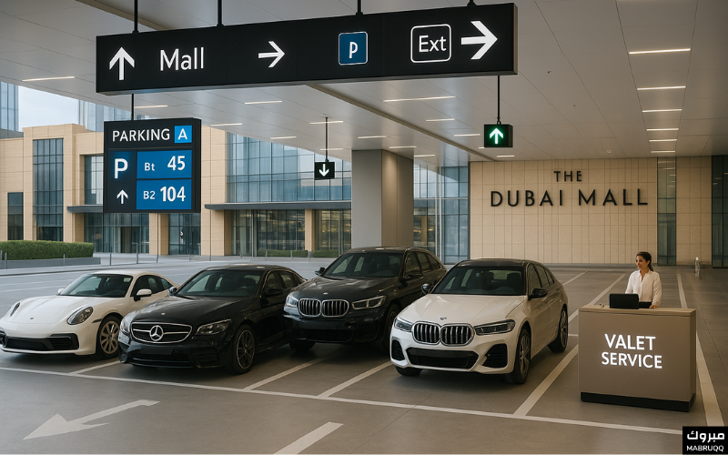 Parking in Dubai Mall - Timings, How to Check, Valet & More